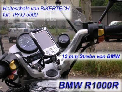 Klick für Originalgröße :PDA-IPAQ_Halterung_BMW R1100R_auf_BMW-Strebe.jpg