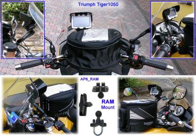 Klick für Originalgröße :TomTom-710-Halterung_ RAM_Triumph_Tiger_1050_Nolden.jpg