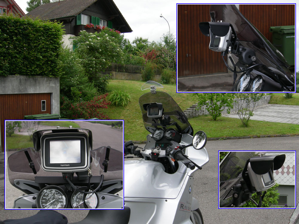 Blendschutz für das TomTom Rider - Motorrad Special - Ihre