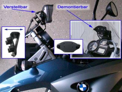 Klick für Originalgröße :TomTom_Rider_GPS-Halter-BIKERTECH_verstellbar_demontierbar_Luelfs.jpg